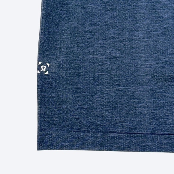 Lululemon Mens S Navy Metal Vent Tech Performance Polo Shirt‎ Live in Practice - Picture 4 of 8